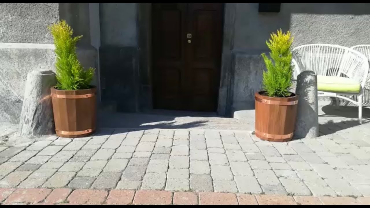 Fioriera in legno - fai da te