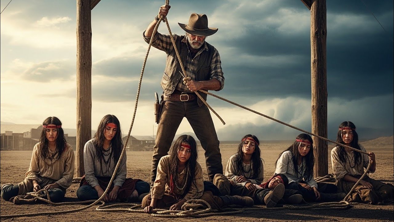 Un rancher solitaire sauve 7 jeunes Apache pendues — puis découvre un complot terrible