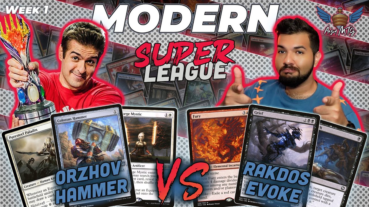 MTG Modern | Orzhov Hammer vs Rakdos Evoke | Super League | Week 1 | Match 1