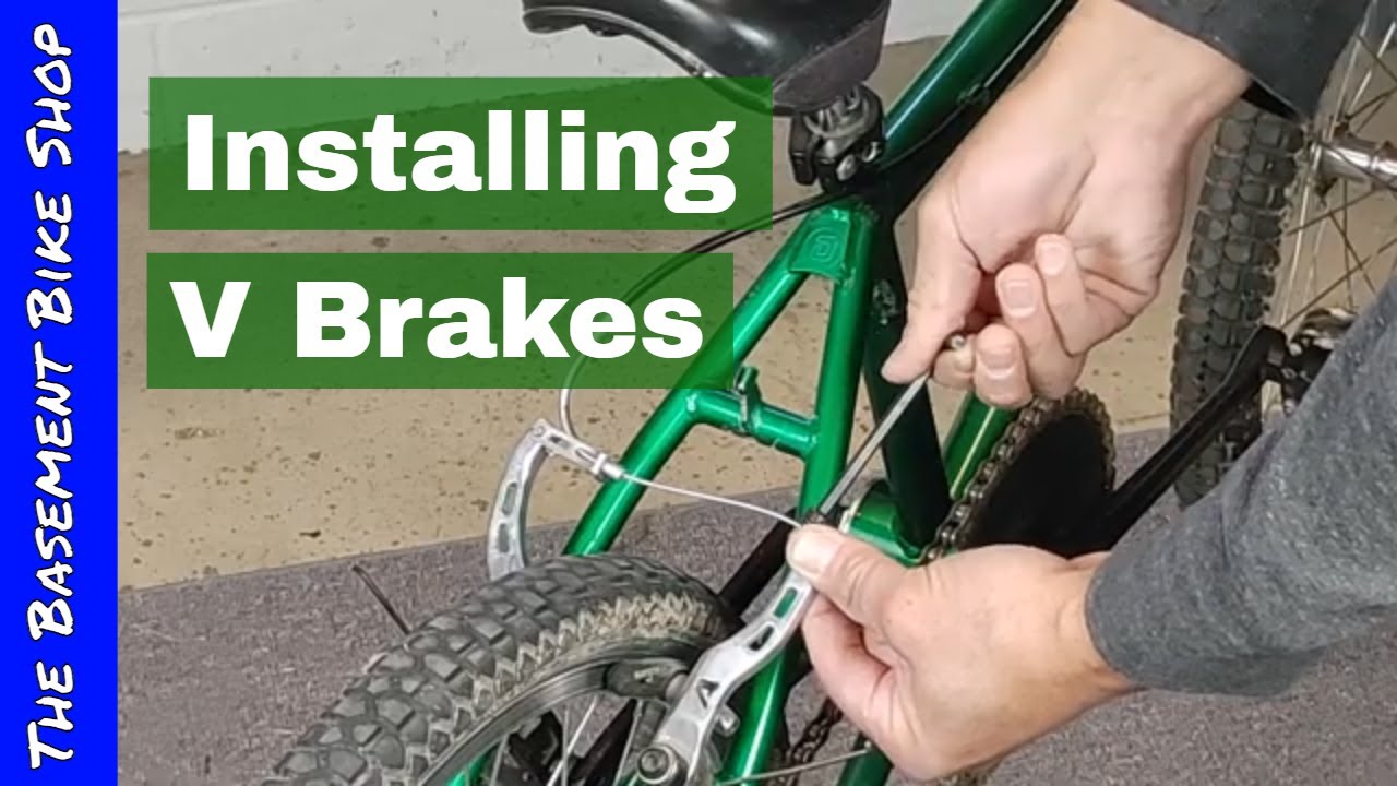 Установка V-Brake на велосипед BMX и снятие кантилеверных тормозов