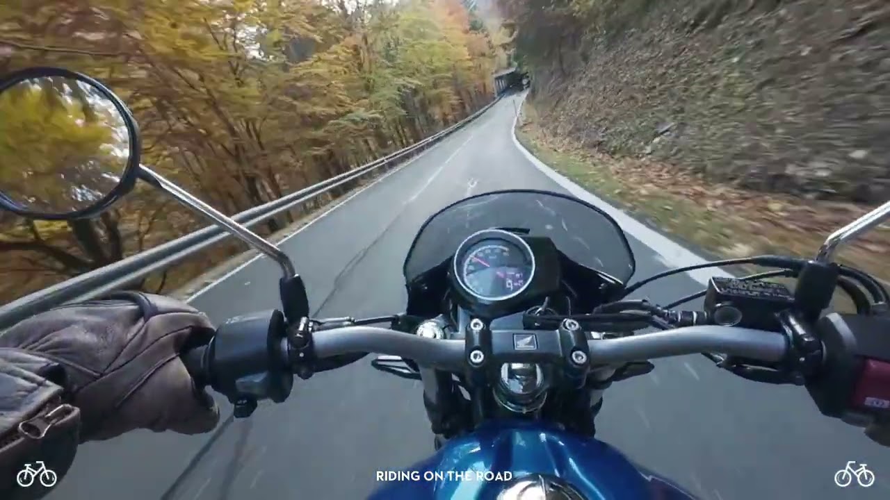 Honda GB350 riding the Plockenpass Austria towards Italy 