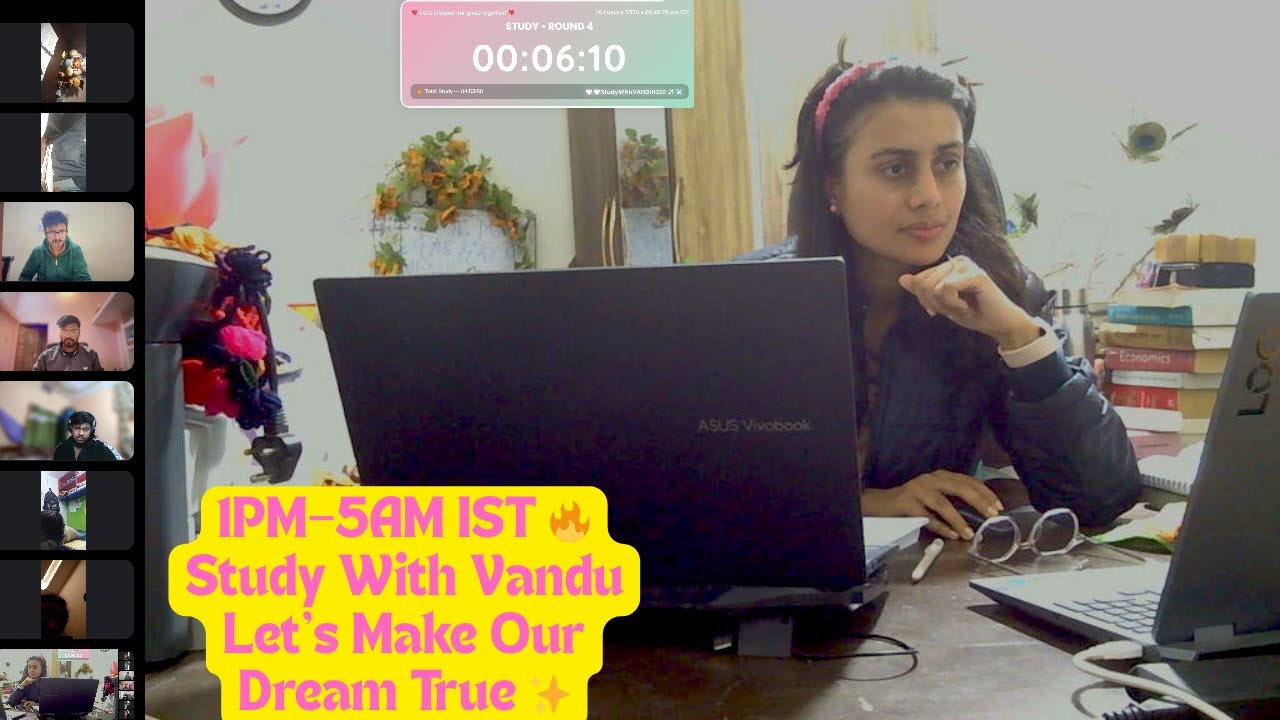 14🎯53/400| STUDY WITH ME LIVE |Work & StudyBoost: Enhance Productivity, Reduce Stress Pomodoro 60/10