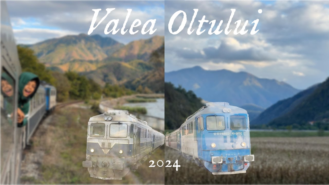 🚞 🍁 🍂Călătorie cu trenul pe Valea Oltului în două părți (octombrie 2024)
