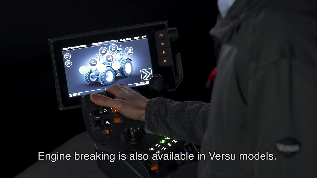 Valtra SmartTouch Tip of the week: Driving with lever