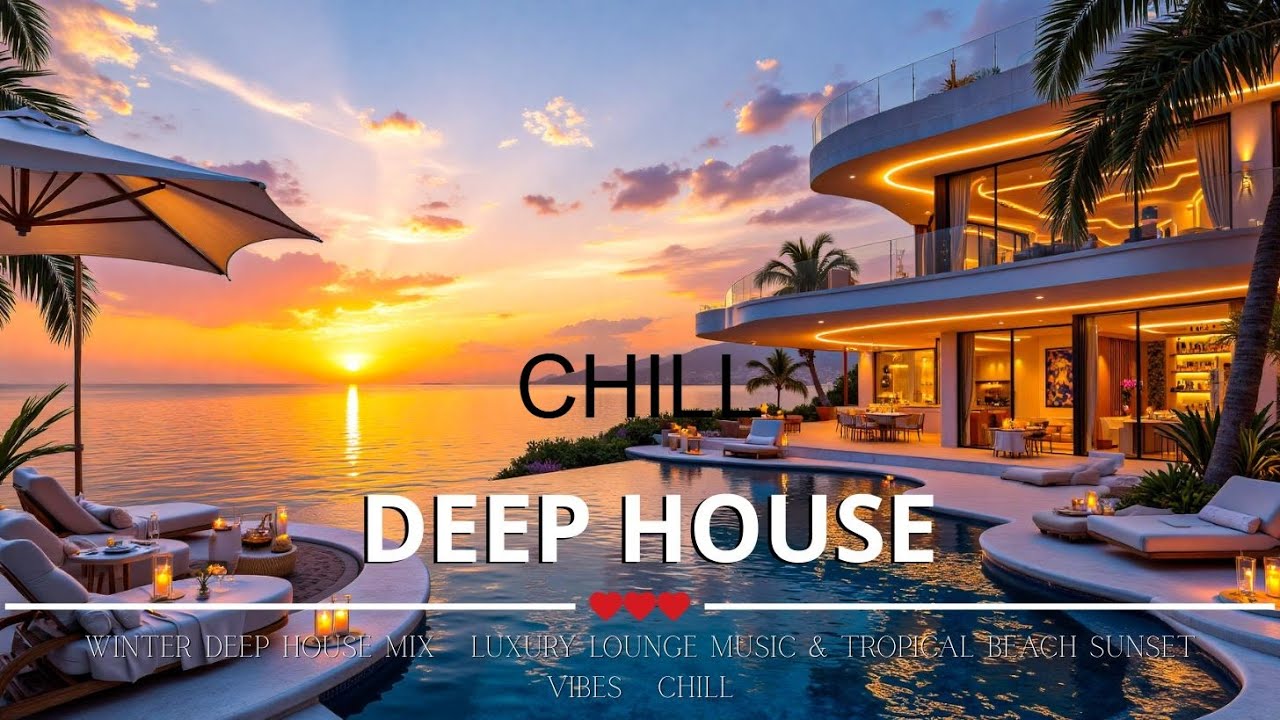 Sunset Beach Lounge Music - Tropical House Mix & Deep House Vibes ~ Luxury Chillout