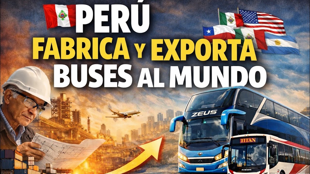 Perú fabrica y exporta buses al mundo