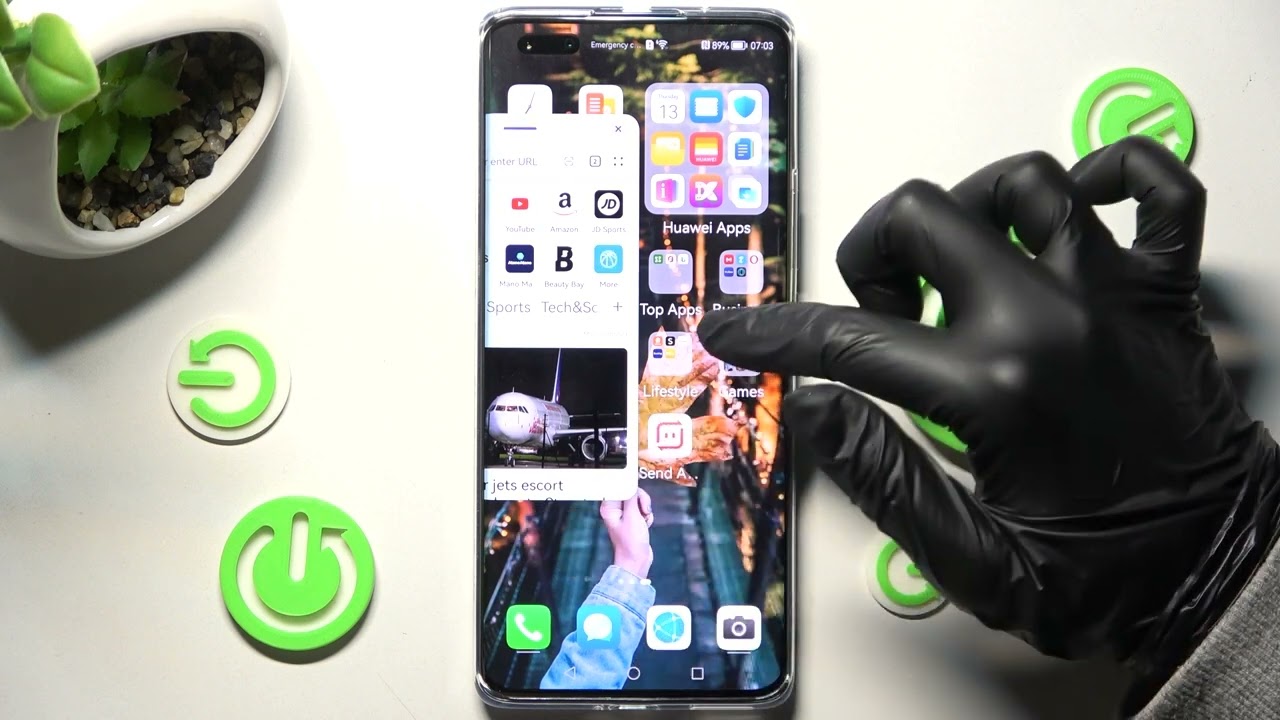 How to Enter the Split Screen Mode for Apps on the HUAWEI Nova 10 Pro