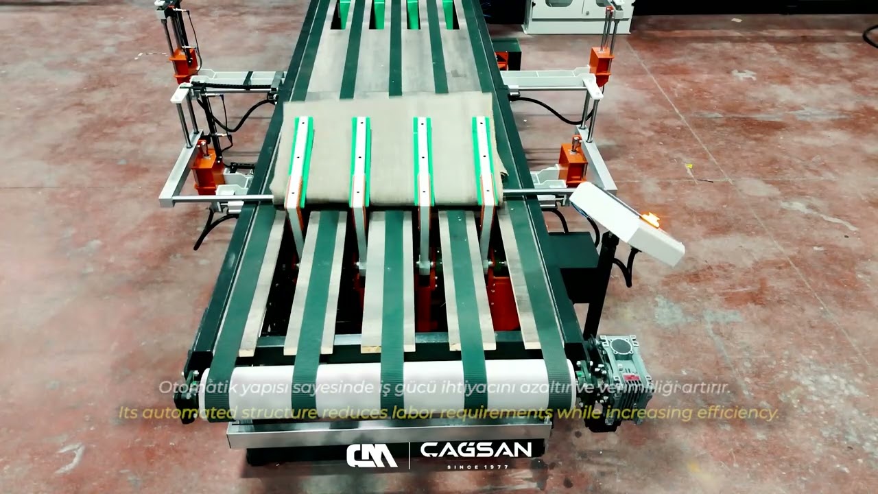 Halı Katlama ve Paketleme Makinesi - Carpet Folding and Packaging Machine 