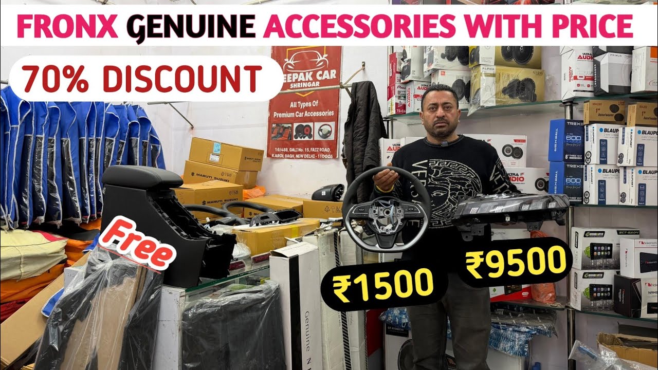 Fronx Nexa Genuine Accessories With Price ✅ Fronx Sigma Base To Top Modified ✅ Fronx Modification ✅