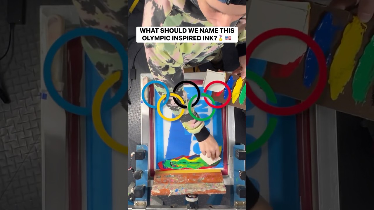 What Would YOU Name This Olympic Inspired Ink Color?! 🥇