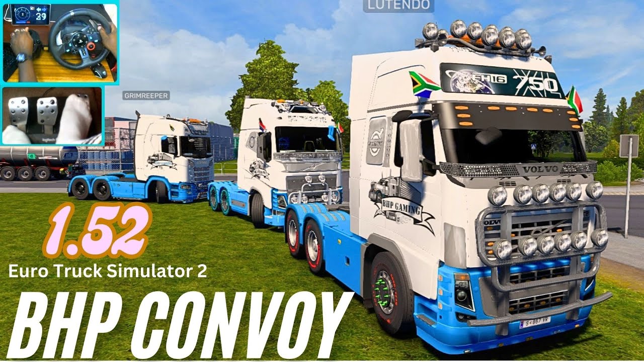 Euro Truck Simulator 2: 1.52 Update + Multiplayer Convoy with Friends