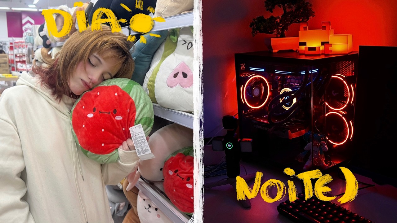 Dia de uma GAMER que está DESEMPREGADA