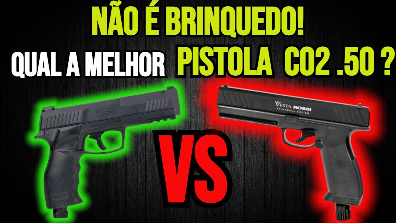 Pistola VESTA VS UMAREX HDP  .50 . Qual a melhor PISTOLA  .50?