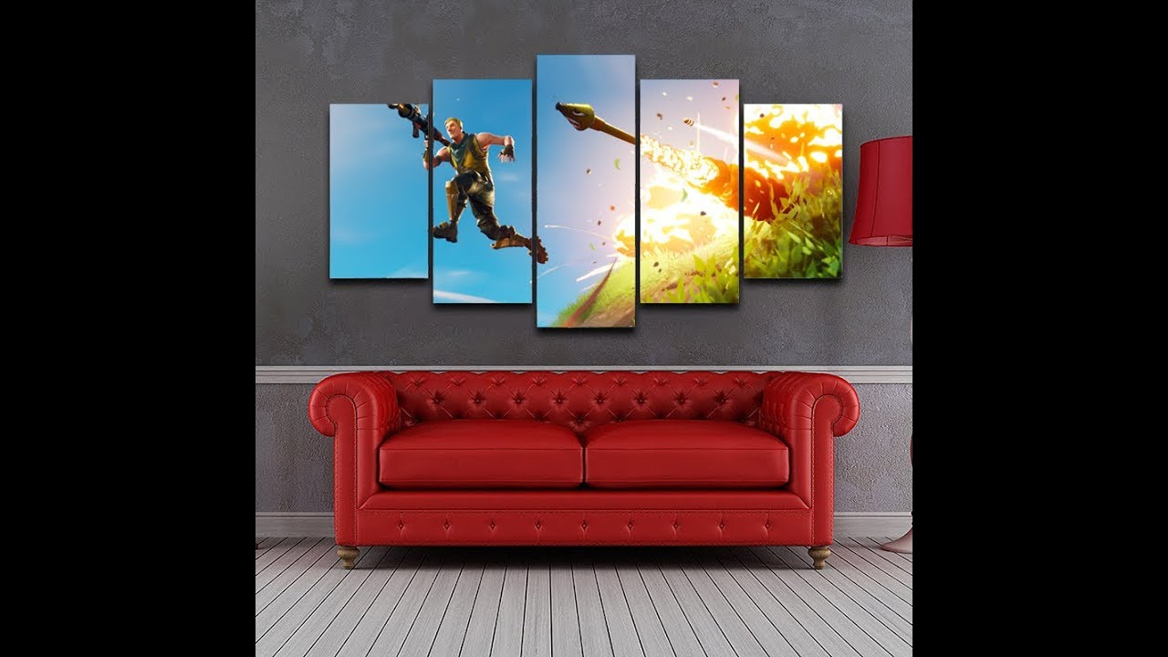 FORTNlTE Rockets 2018 - Gaming Canvas Wall Art - CanvasStorm.com