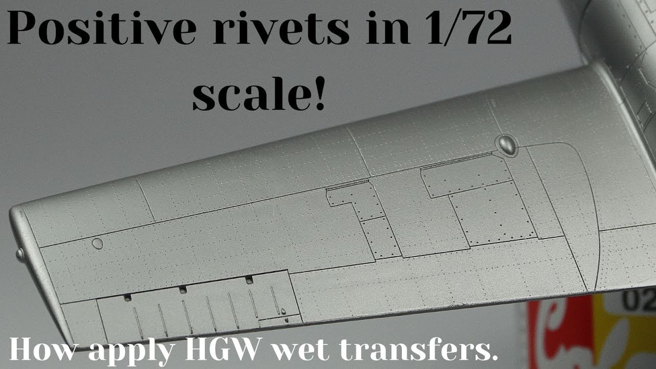 Positive rivets in 1/72 scale? Yes please! HGW wet transfers.