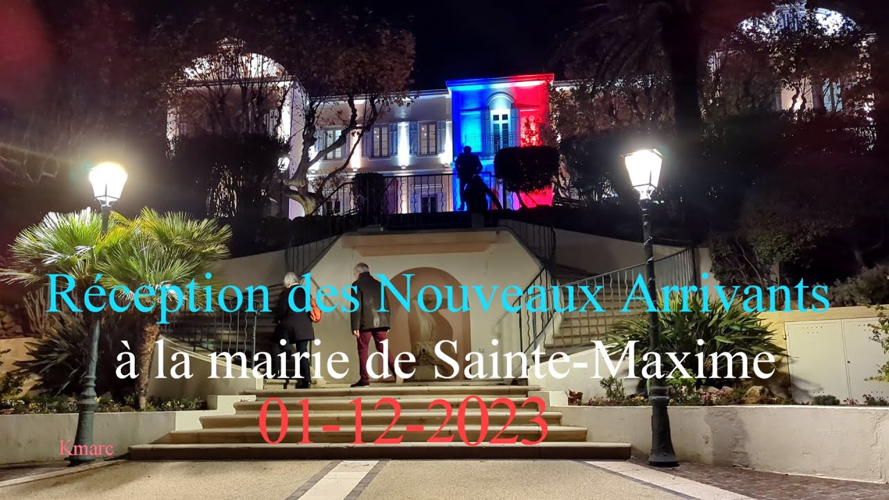 2023-12-01 Réception des nouveaux arrivants à la mairie de Sainte-Maxime