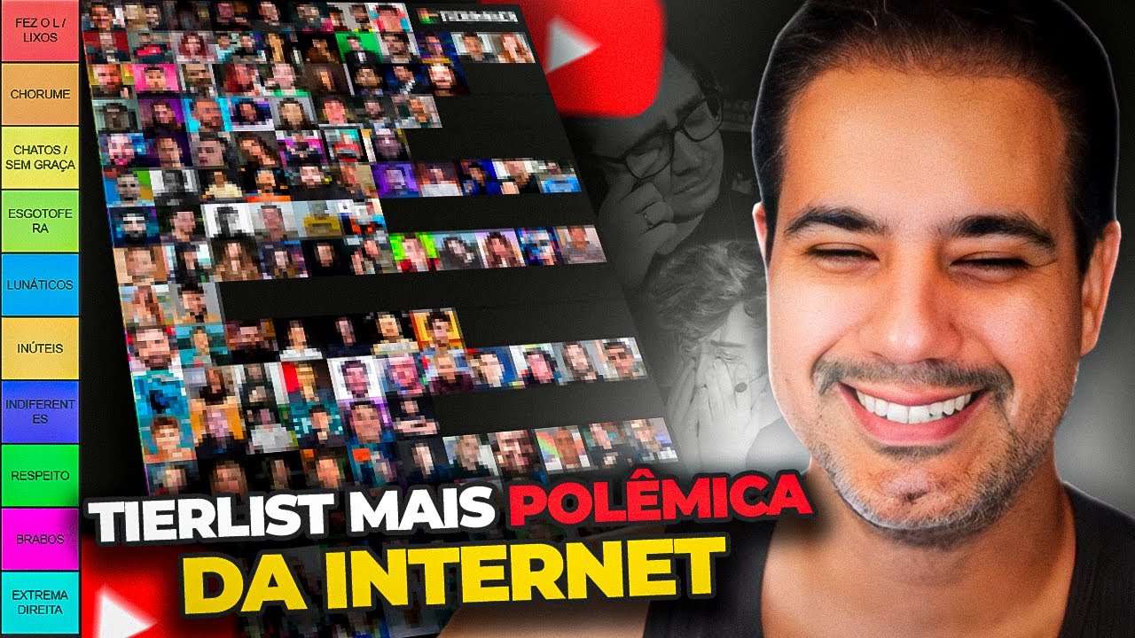 TIER LIST SINCERA DOS MAIORES INFLUENCERS DO BRASIL