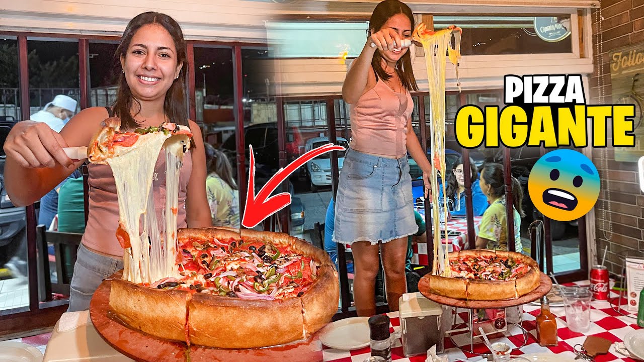 PIZZA GIGANTE CON MUCHO QUESO 🍕