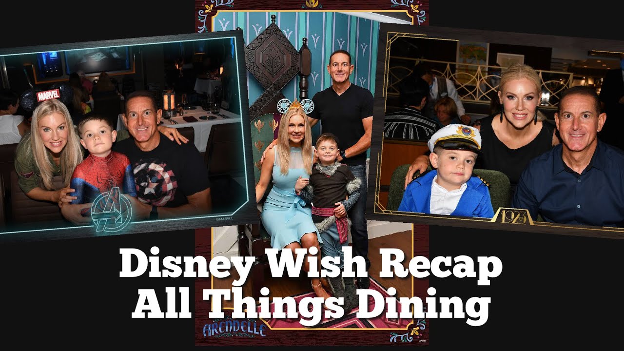 DISNEY WISH RECAP - ALL THINGS DINING | ROTATIONAL DINING & QUICK SERVICE