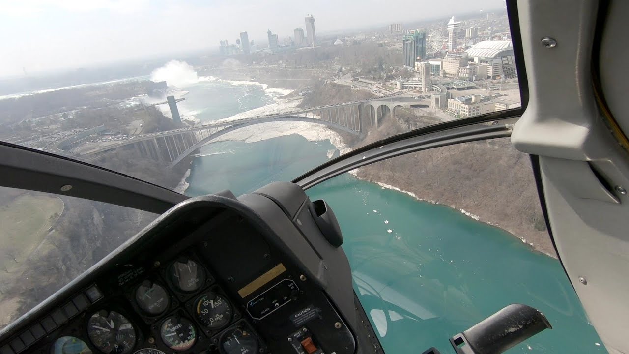 Niagara Falls Helicopter Ride, first one in 2019 season.