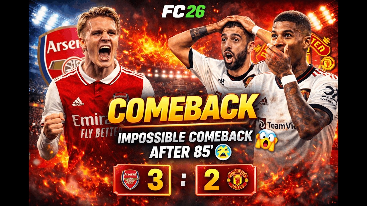 Impossible Comeback After 85’ 😱 | FC 26 Arsenal vs Man