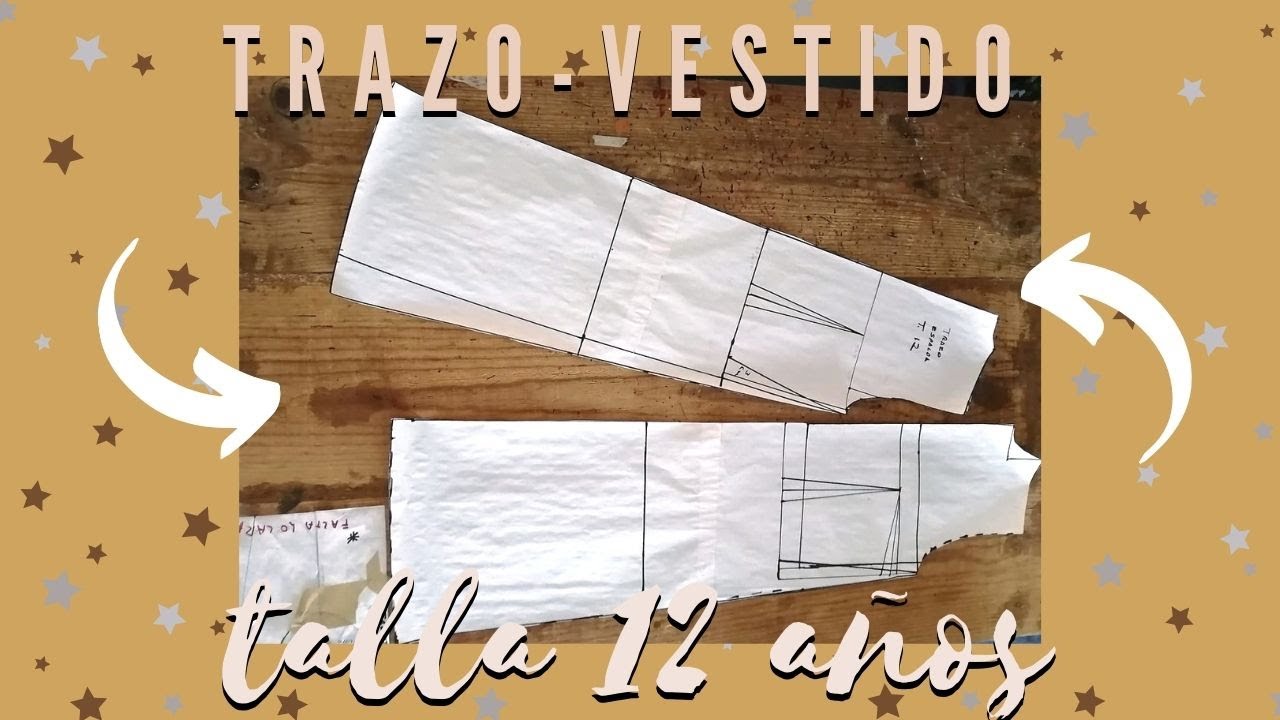 ¿Cómo trazar un vestido para talla 12 años?