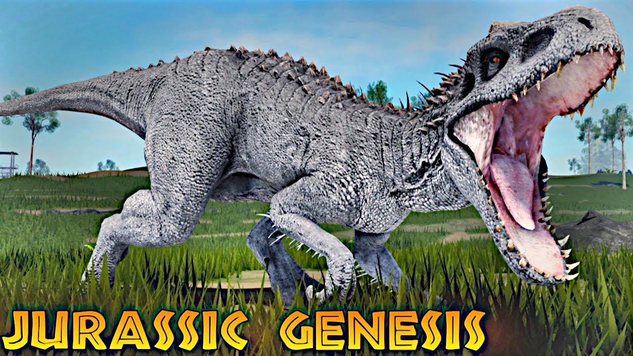 JURASSIC GENESIS - Im KAMPF zwischen dem INDOMINUS REX & SCORPIOS REX 😱 | ROBLOX