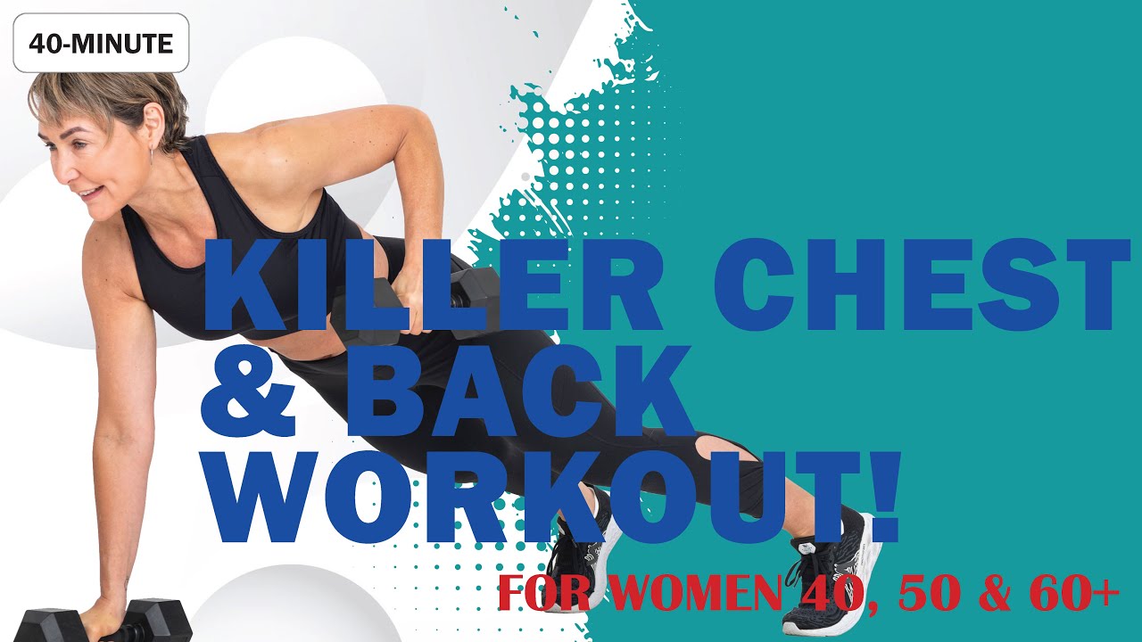 Upper Body Ladder Workout with Dumbbells  for Women Over 40