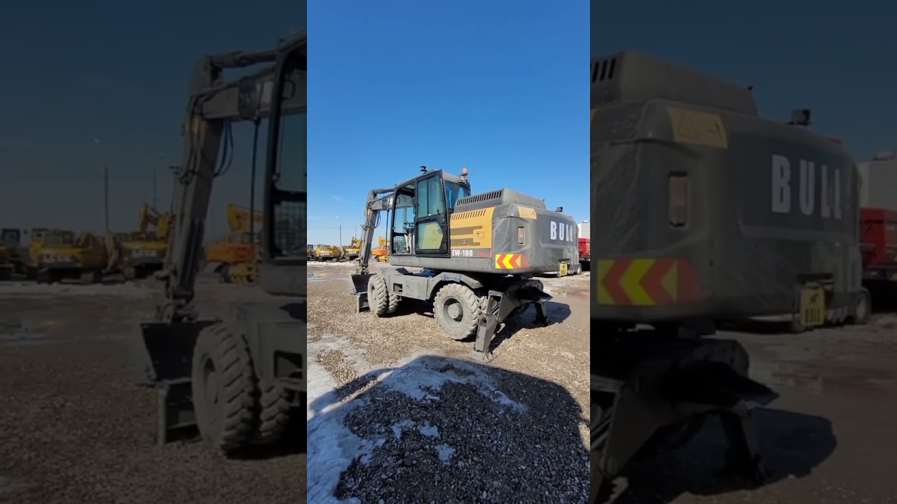 ЭКСКАВАТОР КОЛЕСНЫЙ BULL EW180-PLUS