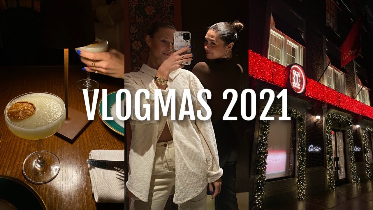 VLOGMAS DAY 8: christmasy night in Boston with Rachel + first snow!