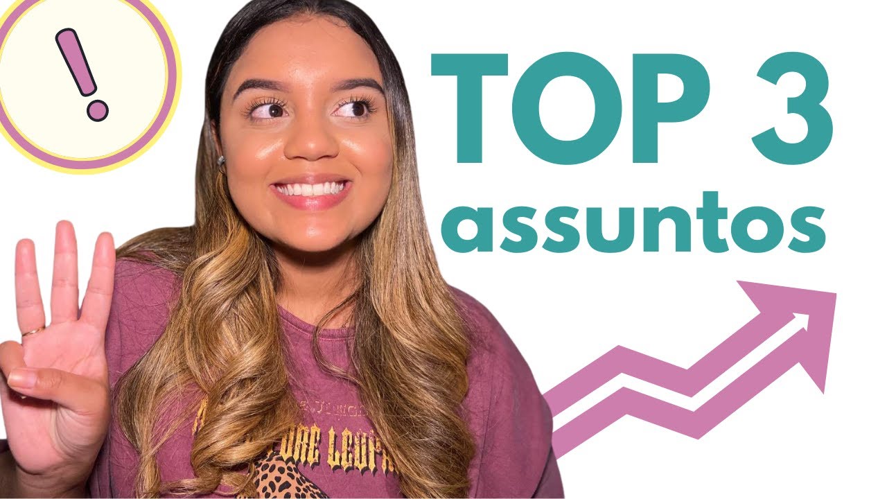 Assuntos que MAIS CAEM na UERJ | TOP 3 temas