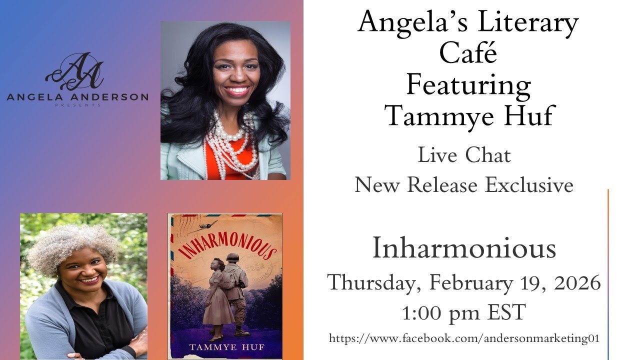 Angela's Literary Cafe' with Tammye Huf