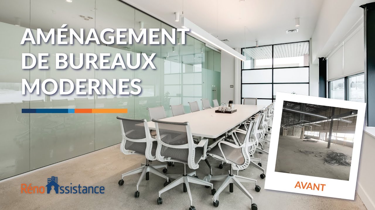 Am&eacute;nagement d'un local commercial moderne | Avant/Apr&egrave;s