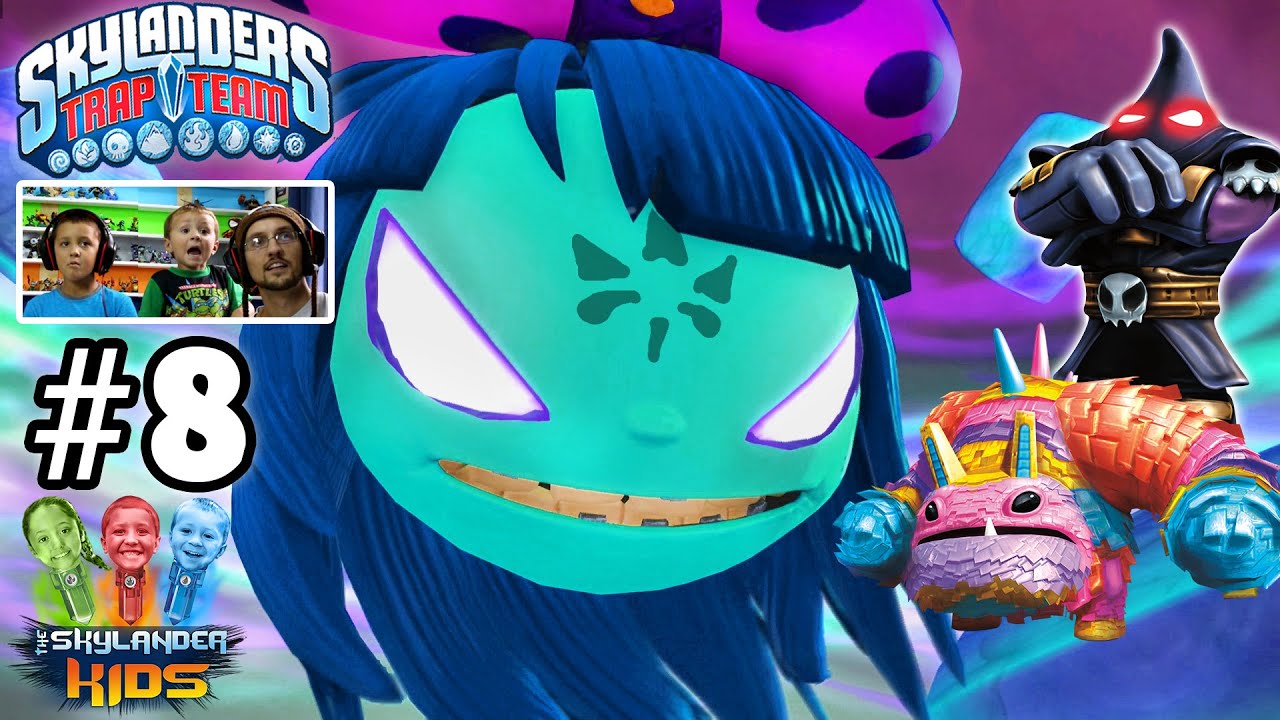 Lets Play Skylanders Trap Team: Chapter 8 - Telescope Towers w/ Hood Sickle, Painyatta, DreamCatcher