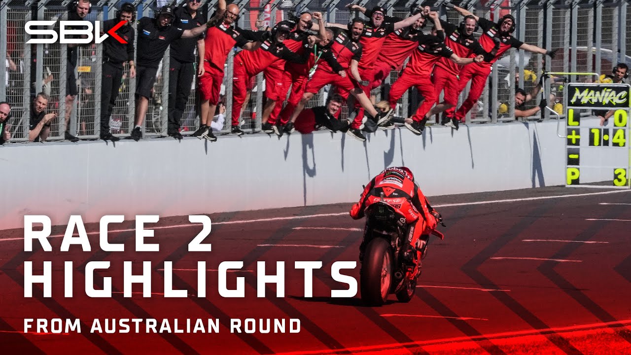 HIGHLIGHTS from Race 2 at Phillip Island 🎩 | 2025 #AustralianWorldSBK 🇦🇺