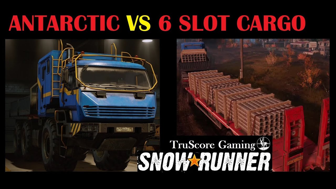 Power Lines SNOWRUNNER (MAX CARGO Contracts 3X Speed) AZOV ANTARCTIC