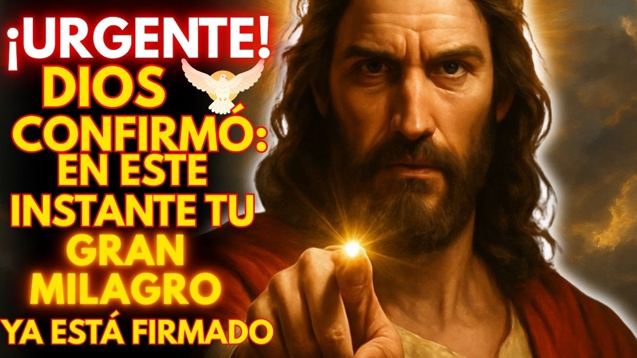 🚨 DIOS DICE: EN ESTE INSTANTE TU GRAN MILAGRO YA ESTÁ FIRMADO