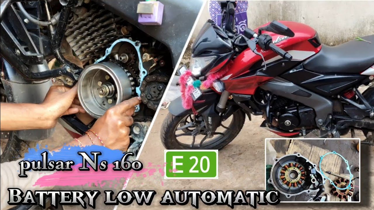 How to Solve  Ns 160 Battery problem 😰 #Magnetcoil @desiremotovlog