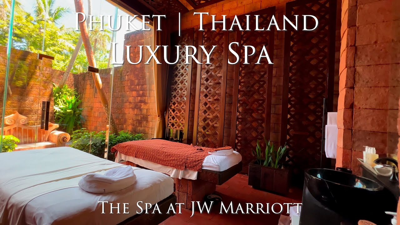 The Spa at JW Marriott Phuket 🇹🇭 | Thailand Luxury Spa, Tour & Review [4K]