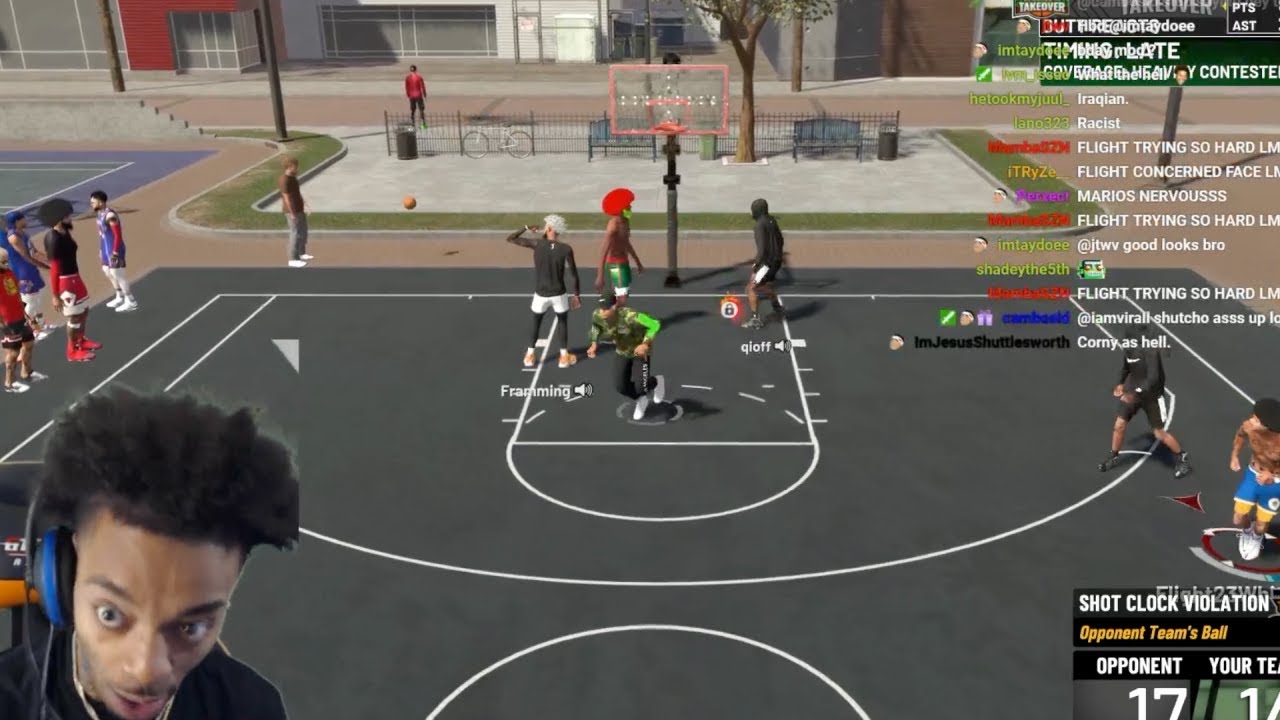 FlightReacts ANGRY RAGES After BIGGEST HATER Qioff RETURNS After 3 Months & Drops Him Off NBA 2K19!