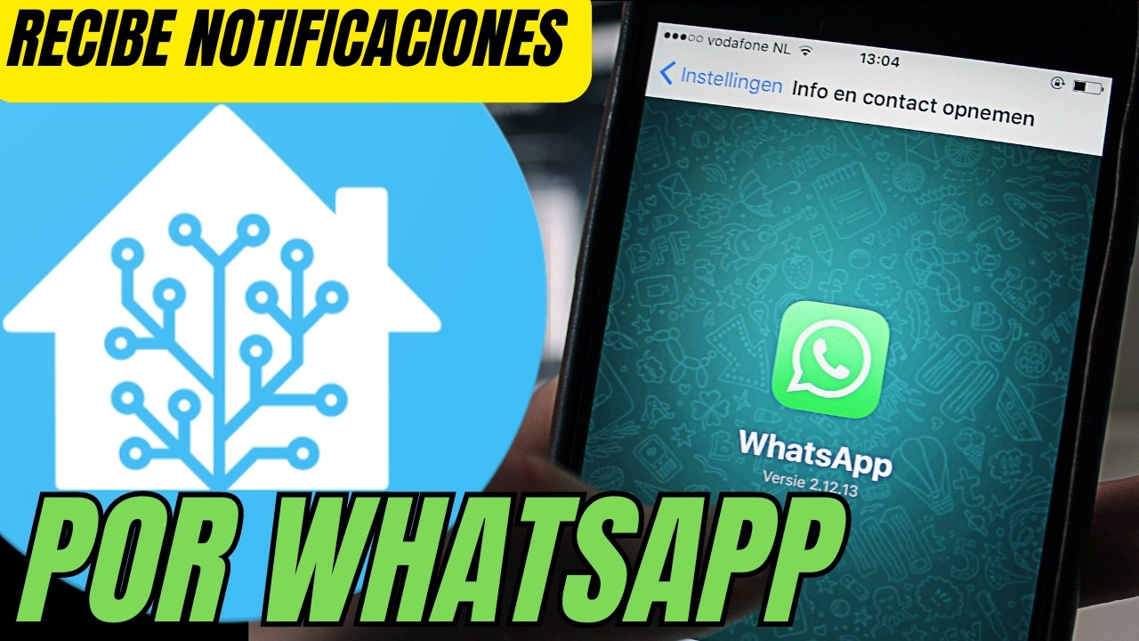 Como recibir notificaciones de whatsapp ,  HOME ASSISTANT + WHATSAPP