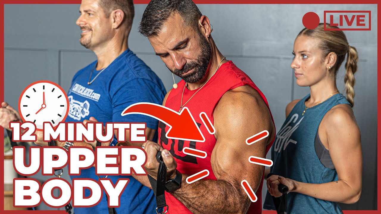 12 Minute Upper Body Resistance Band Circuit ft. Brady, Lindsay & Chris