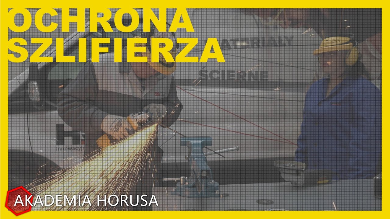 Ochrona szlifierza - zaproszenie na webinarium BHP