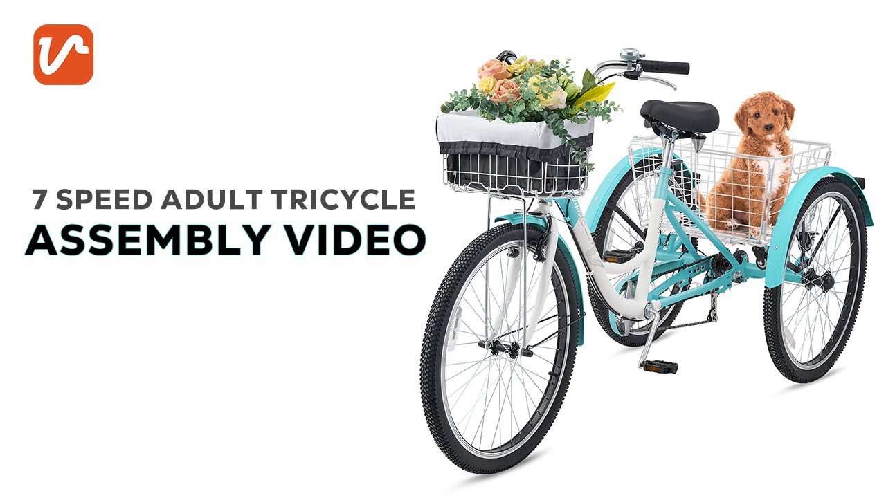 FTB-72 Assembly Video - VIRIBUS 7 Speed Adult Tricycle