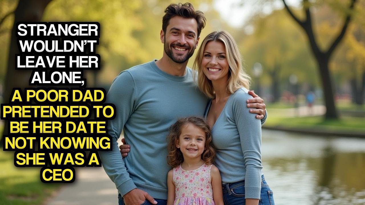 Stranger Wouldn’t Leave Her Alone, A Poor Dad Pretended To Be Her Date Not Knowing She Was A CEO