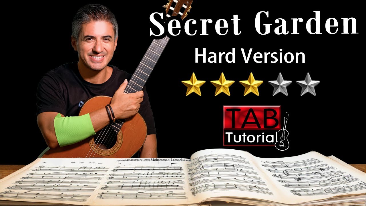Song From A Secret Garden | Fingerstyle tutorial + Sheet and Tab