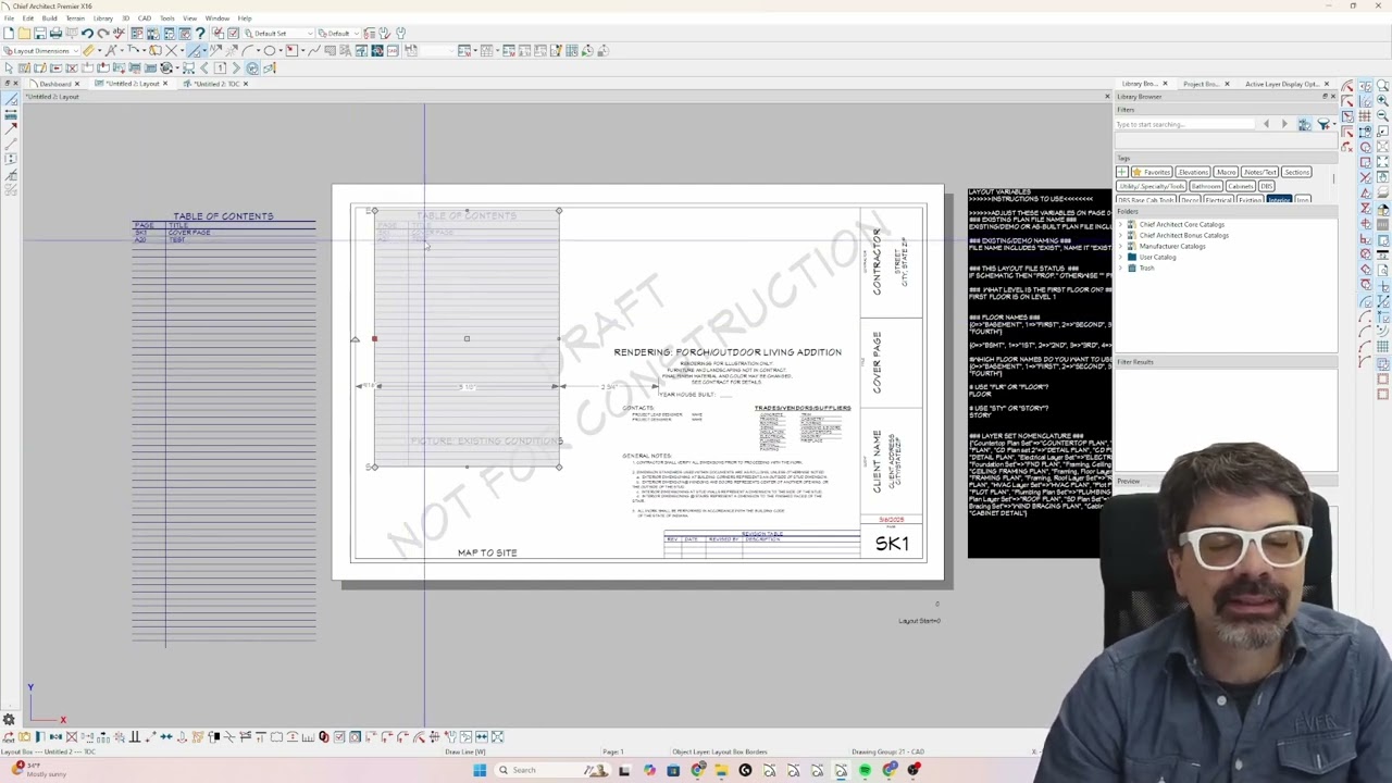 How to Make Multiple TOC columns | Chief Architect