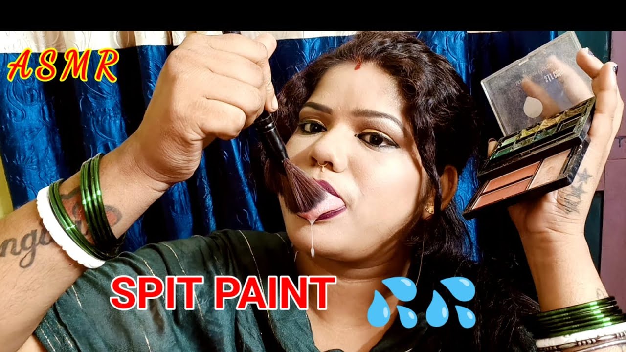 ASMR|| Spit Painting You Fast and Aggressive (Personal attention) @asmrsangi7044