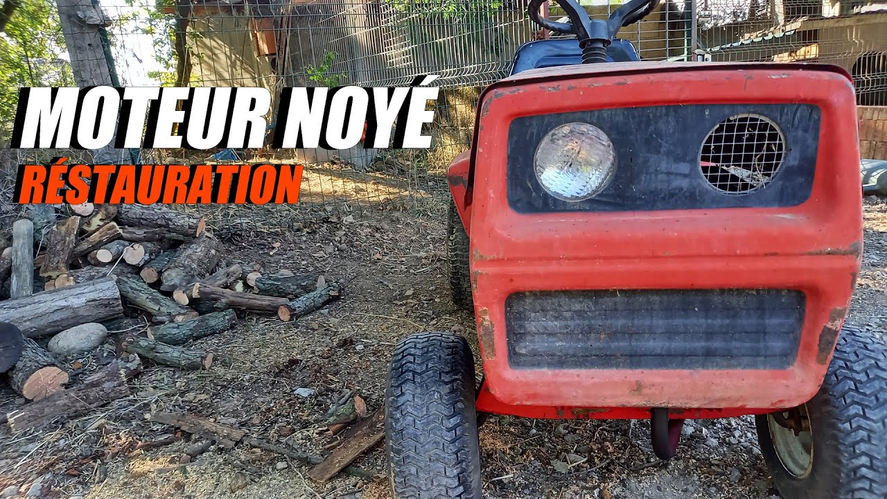 Restauration moteur tracteur tondeuse