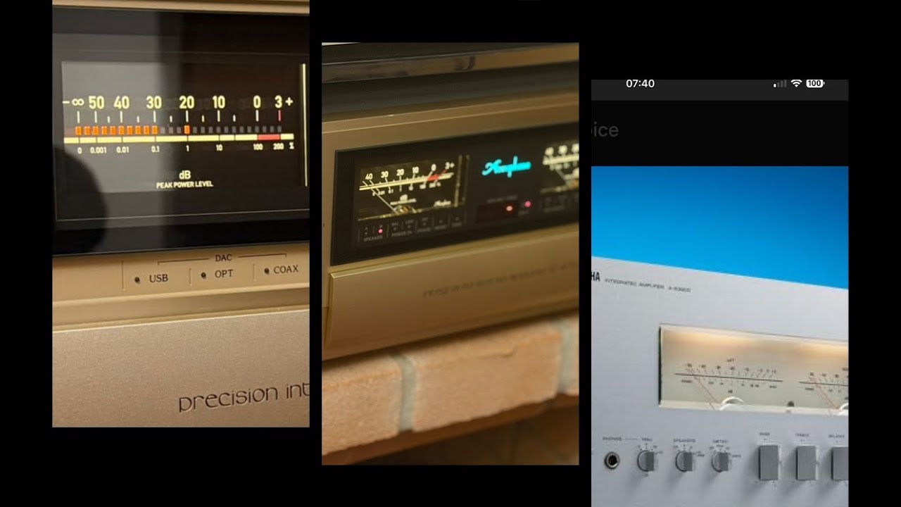 Comparazione accuphase e-650 classe A,accuphase e-470 , yamaha as 3200 , accuphase e-450 link sotto